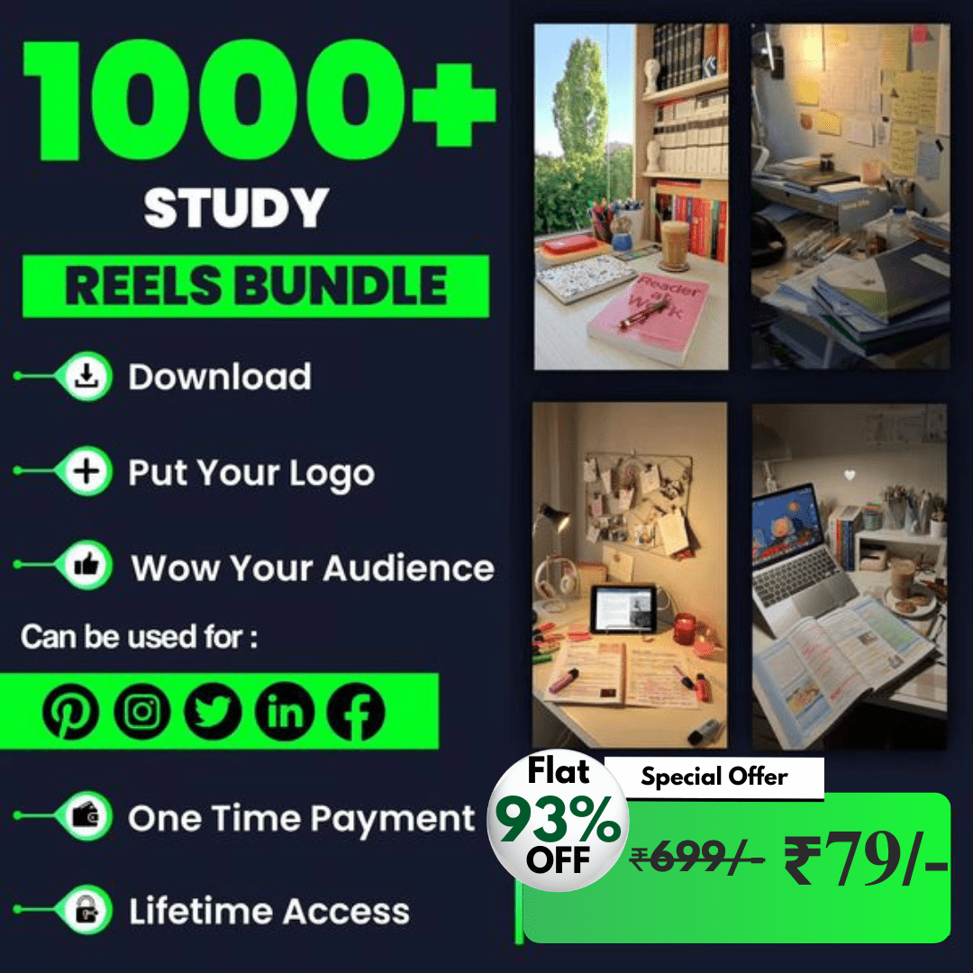 1000+ Study Reels Bundle: Educational Reels to Boost Your Knowledge & Growing Instagram! 📚🎓 - Dev's Store