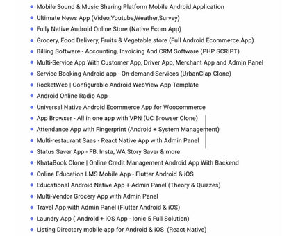 4500+ Premium Mobile Apps Source Codes 🚀 ( # 2025 Updated ) - Dev's Store