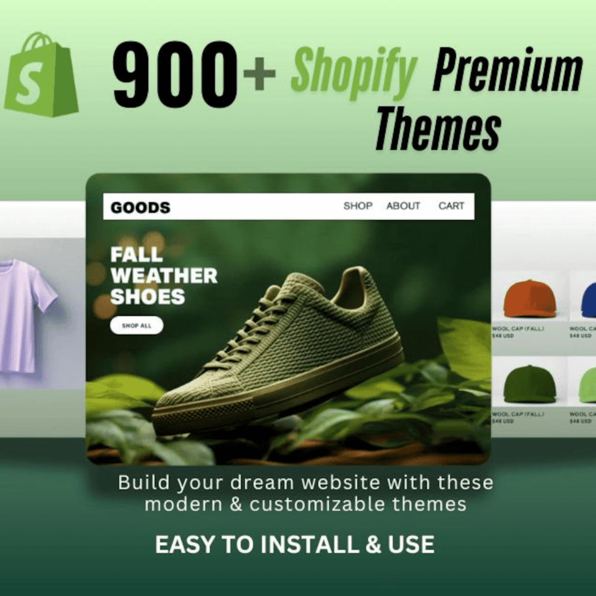 🚀 900+ Premium Shopify Themes & Templates – The Ultimate Ecommerce Bundle - Dev's Store