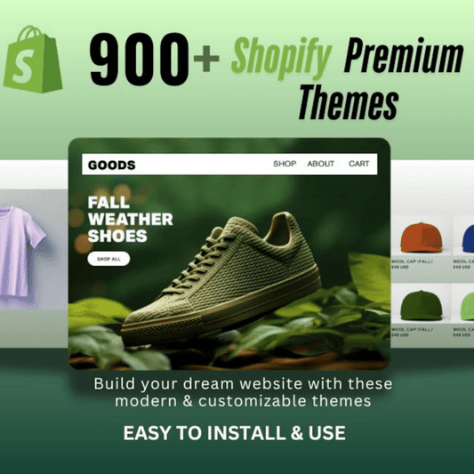 🚀 900+ Premium Shopify Themes & Templates – The Ultimate Ecommerce Bundle - Dev's Store