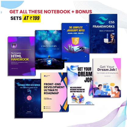 Frontend & Beyond – Crack Any Front - End Web Development Interview With The Ultimate Front - End Development Premium Notes - Dev's Store